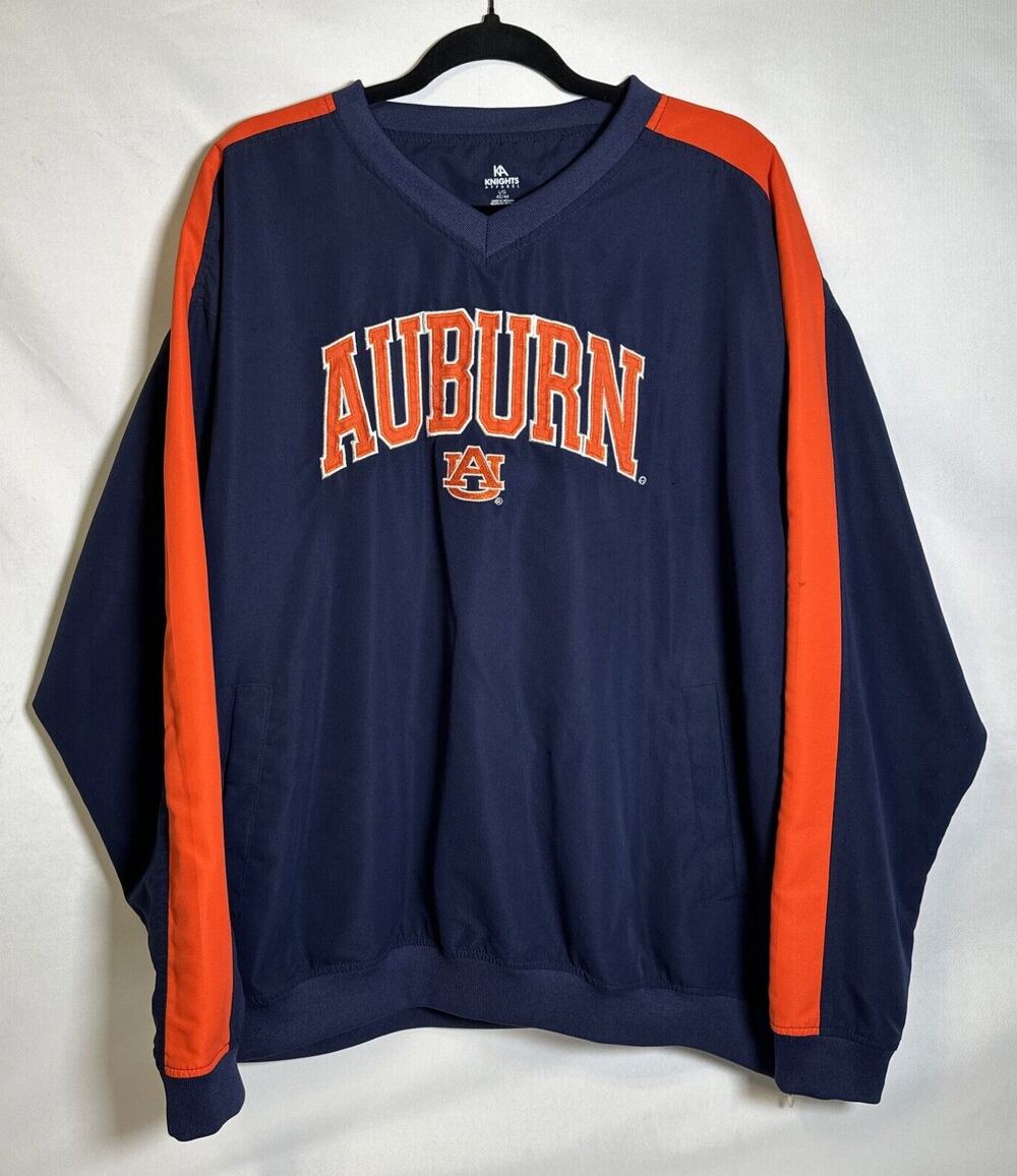 VTG KA Knights Men’s L Auburn University Tigers Pullover Windbreaker Sweater